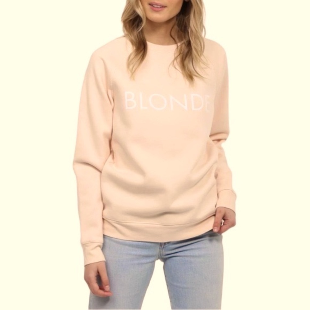 🆕BTL BLONDE Sweatshirt in Peach